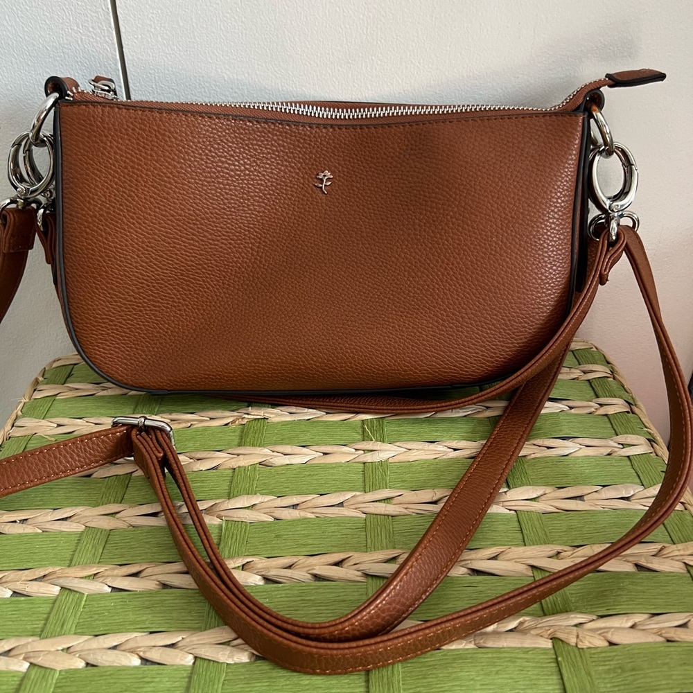 Jenna Kator, Brown Leather Crossbody Bag